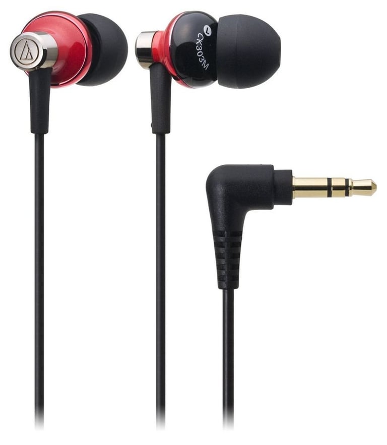 Audio Technica ATH-CK303M - Red Image 1