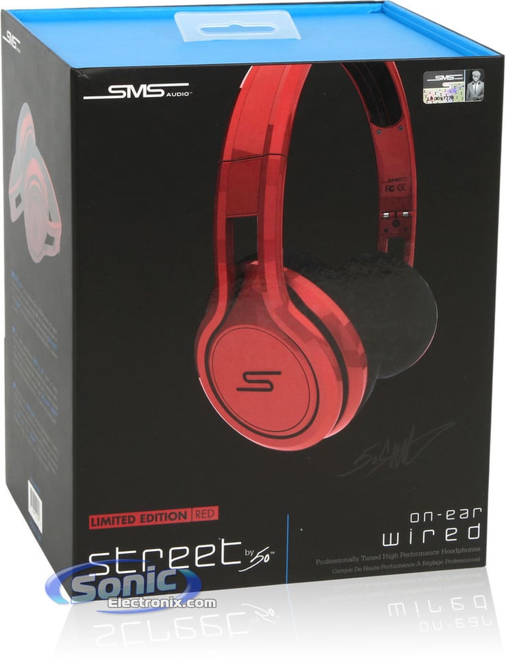 SMS Audio STREET by 50 Cent SMS-ONWD-SLV - Red Image 11
