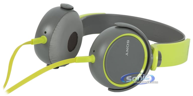 Sony MDR-XB400/GRN (MDRXB400/GRN) XB Extra Bass Headphones - Green  Open Box Image 5