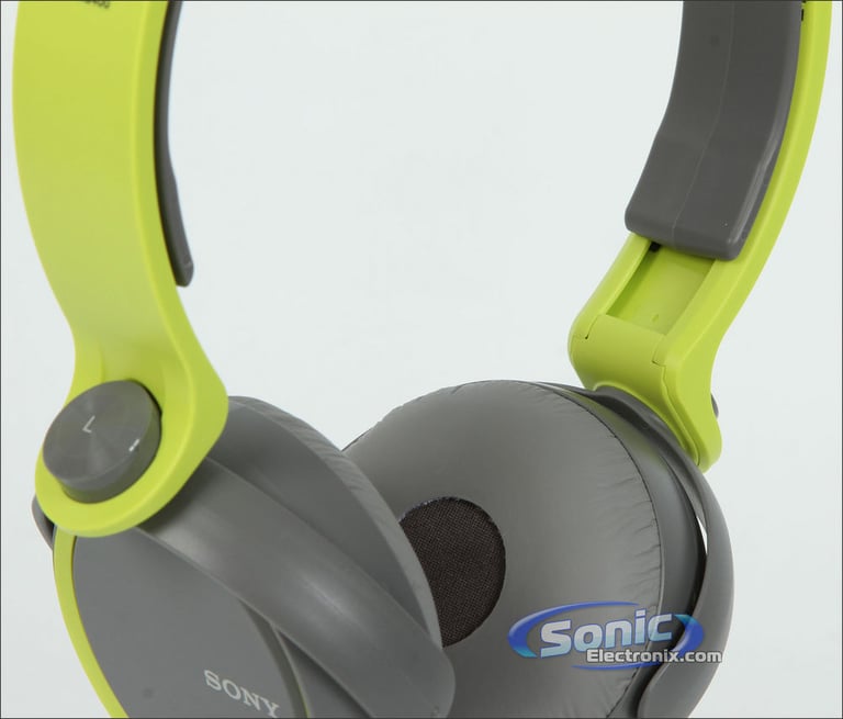 Sony MDR-XB400/GRN (MDRXB400/GRN) XB Extra Bass Headphones - Green  Open Box Image 7