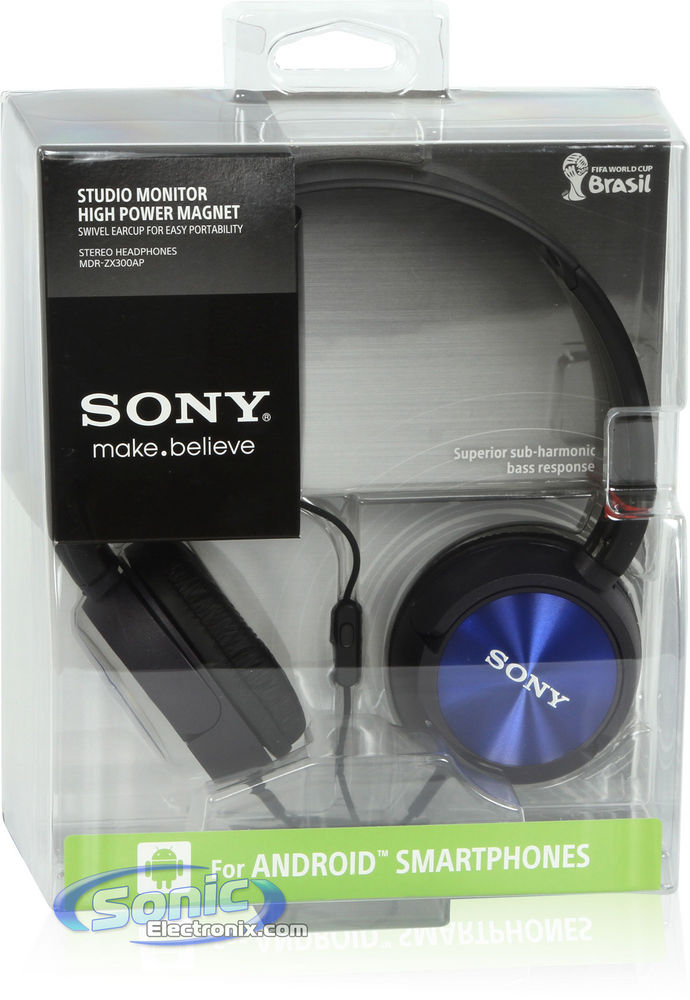 Sony MDR-ZX300AP - Blue Image 10