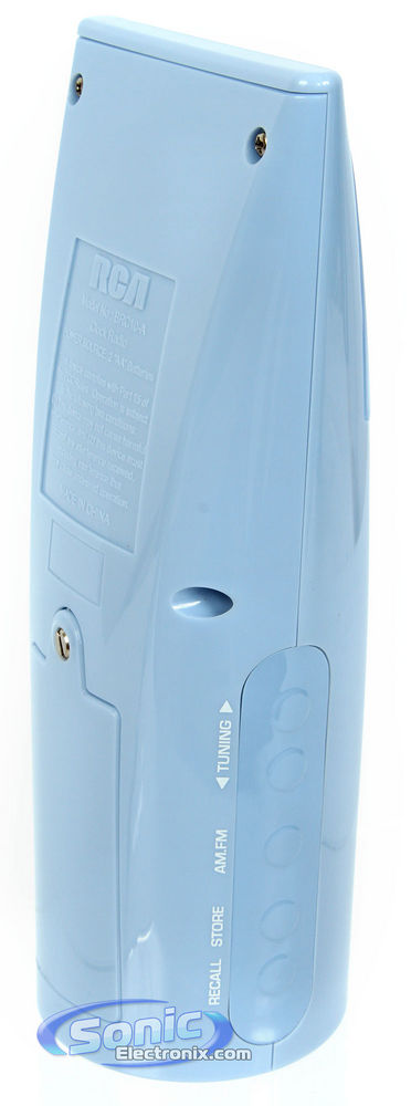 RCA BRC10BL Bathroom AM/FM Clock Radio (Blue) Image 5