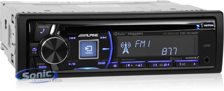 Alpine CDE-HD148BT (Open Box, Complete) Image 2