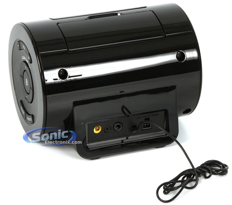 Sony ICF-C11iP/BLK AM/FM Alarm Clock Radio Lightning Dock (Black) Image 6