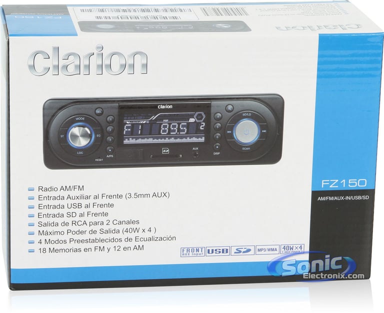 Clarion FZ150 Image 7