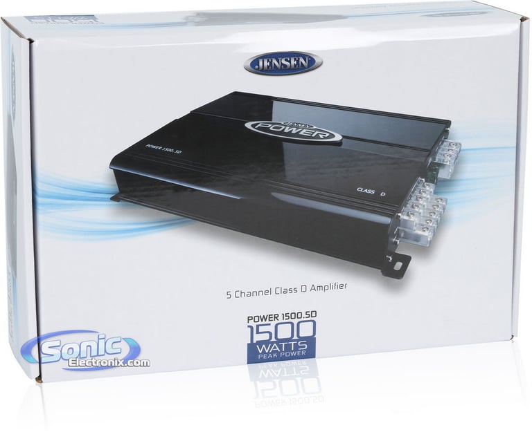 Jensen POWER1500.5D + Kicker Solo-Baric S12L34 Combo Image 14
