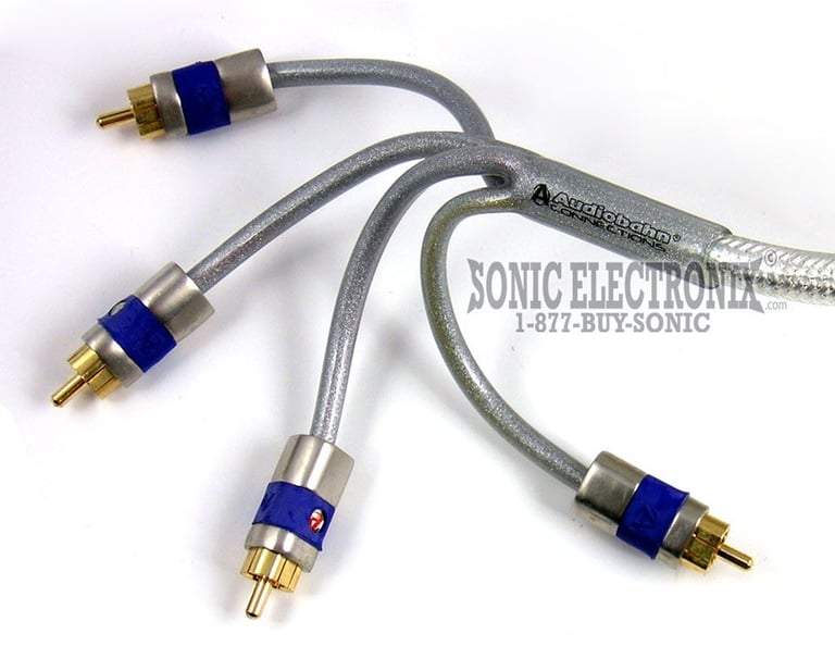 Audiobahn CE2040 4-Channel 20' Expert Series RCA (White) Image 2