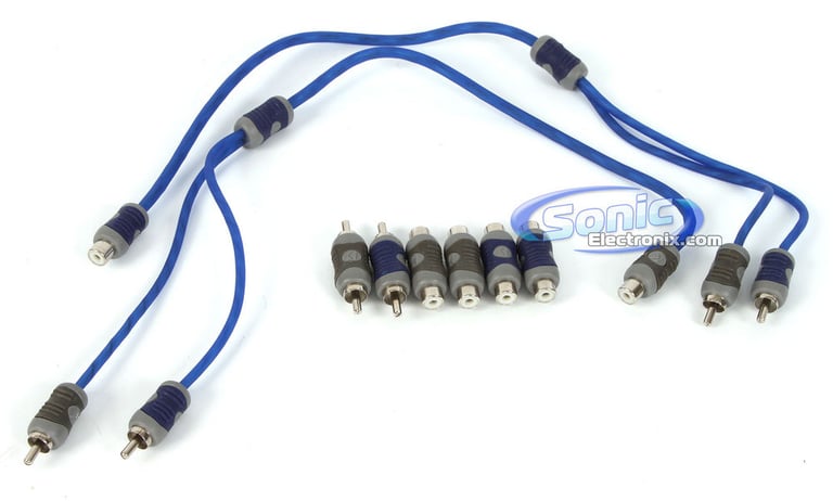 Kicker KIYFM K-Series Y-Adapter Interconnect RCA Cable Image 1