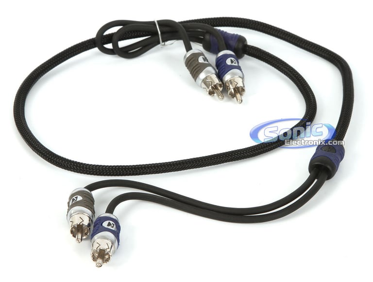 Kicker QI21 2-Channel Q-Series Audio RCA Interconnect Cable Image 1