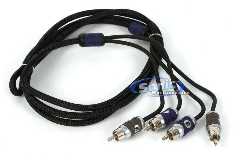 Kicker QI22 2-Channel Q-Series RCA Audio Interconnect Cable Image 1