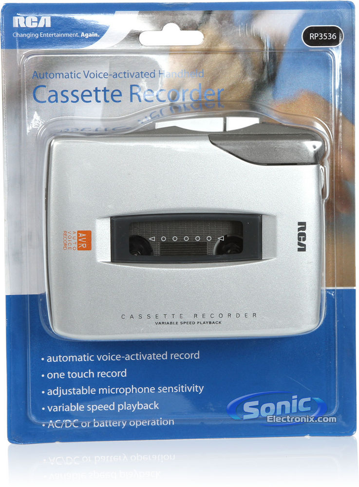 RCA RP3536 Portable Cassette Player Voice Recorder Image 6