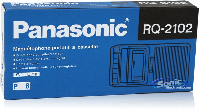 Panasonic RQ2102 (RQ-2102) Cassette Voice Recorder Image 6