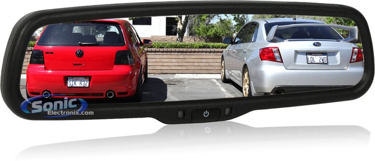 Vizualogic RT-043A RoadTrip GPS Rearview Mirror Image 1