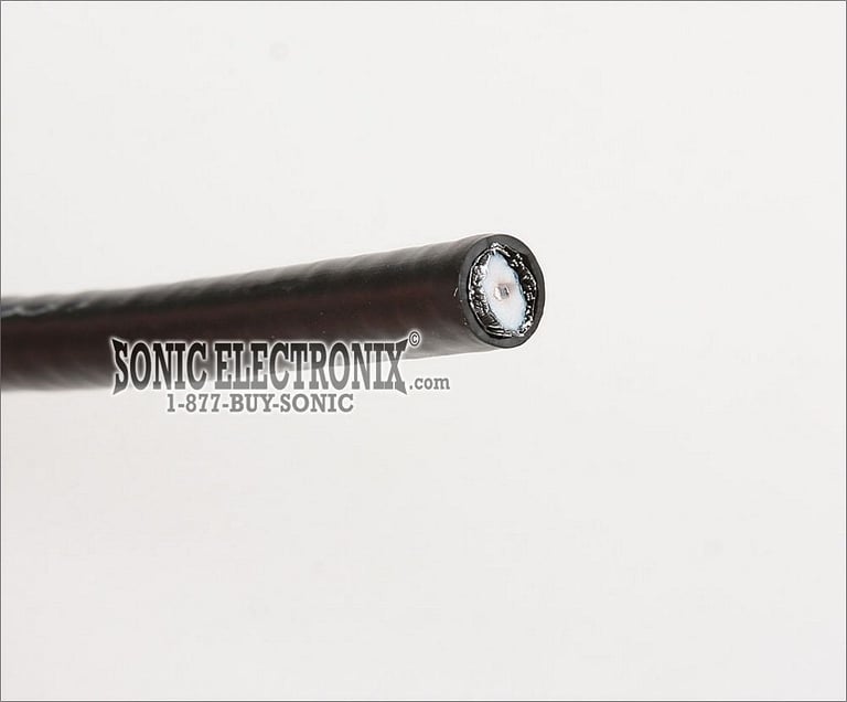 PRECUT 100 ft. - Black RG6 Coaxial Cable 100ft Precut from 1000ft. Roll Image 2