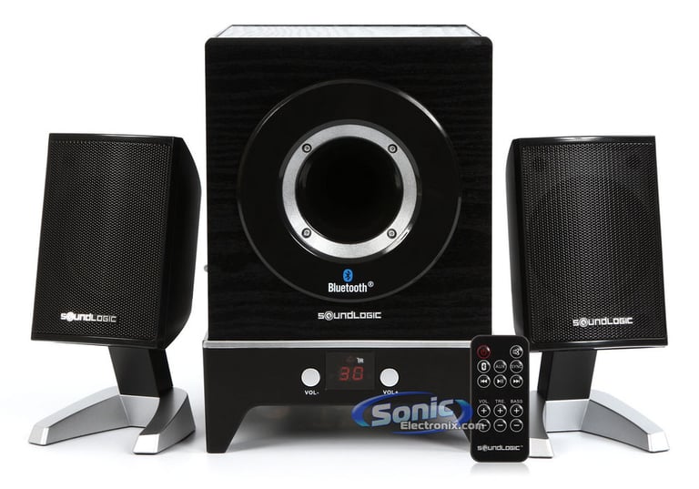 Sound Logic XT (BSS-2/5581) Wireless Bluetooth Multi-Media PC Speakers Image 1