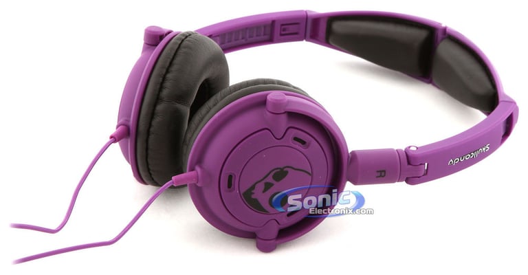 Skullcandy Lowrider (S5LWFY-210) Athletic On-Ear Headphones - Purple Image 4