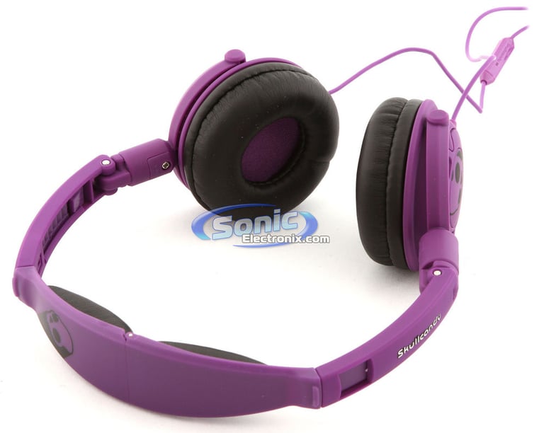 Skullcandy Lowrider (S5LWFY-210) Athletic On-Ear Headphones - Purple Image 5