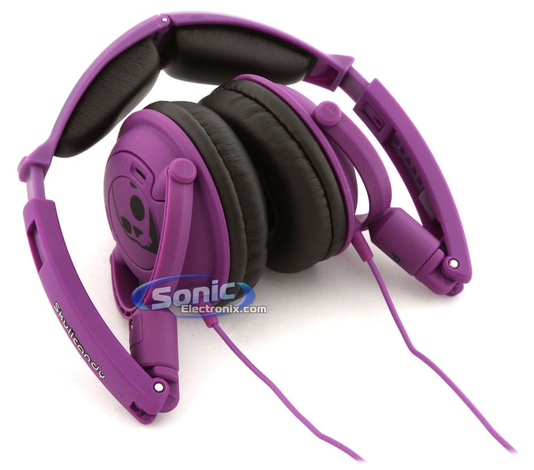 Skullcandy Lowrider (S5LWFY-210) Athletic On-Ear Headphones - Purple Image 6