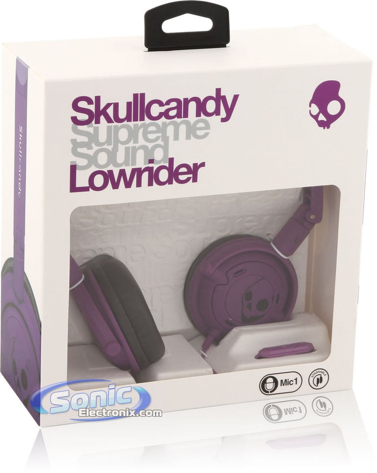 Skullcandy Lowrider (S5LWFY-210) Athletic On-Ear Headphones - Purple Image 10