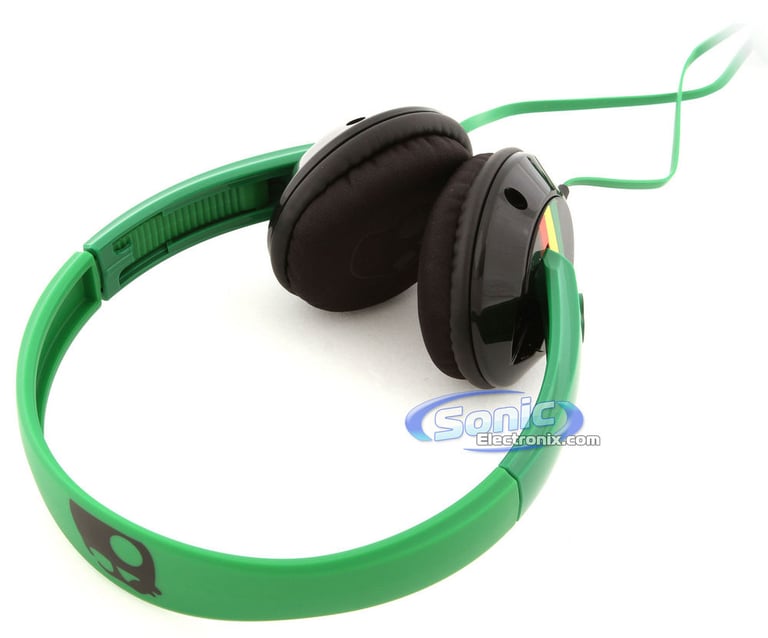 Skullcandy Uprock (S5URDZ-217) On-Ear Headphones - Green Rasta Image 5