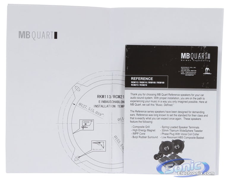 MB Quart RKM113 Image 7