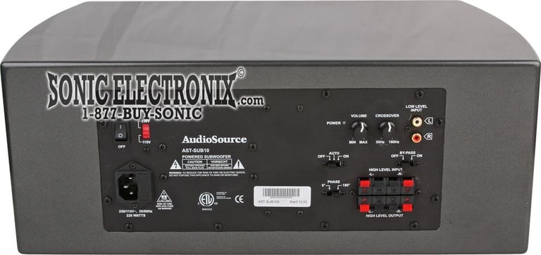 AudioSource AST SUB10S (Dark Gray / Silver) Image 2