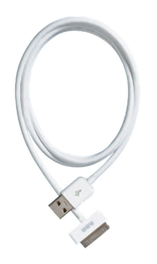 RCA AH741R iPad/iPhone/iPod Sync & Charge Cable (10-Feet) Image 1