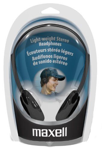 Maxell HP100 (190319) Lightweight Stereo Headphones  Image 2