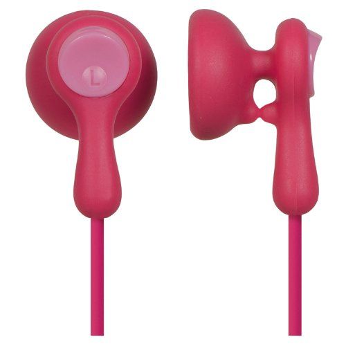 Panasonic RP-HV41-PB Eardrops In-Ear Headphones (Dark Pink/Light Pink) Image 1