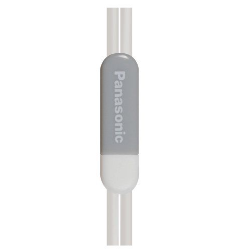 Panasonic RP-HV41-W Eardrops In-Ear Headphones (White/Gray) Image 2