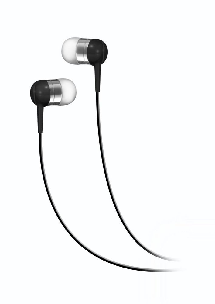 Maxell SEBBLK (190277) Stereo In-Ear Headphones/Earbuds - Black Image 1