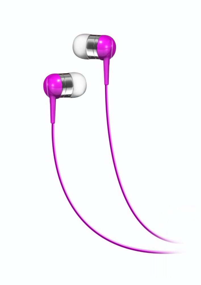 Maxell SEBPNK (190279) Stereo In-Ear Headphones/Earbuds - Pink Image 1