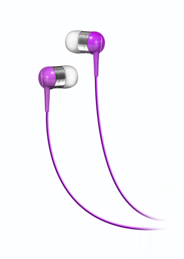 Maxell SEBPUR (190281) Stereo In-Ear Headphones/Earbuds - Purple Image 1