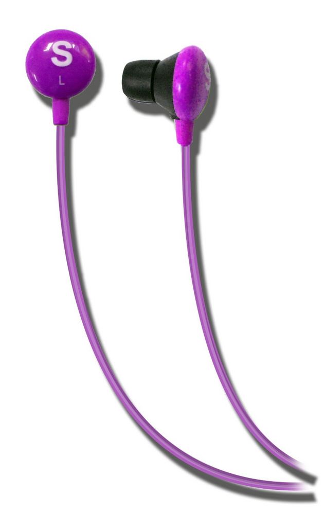 Maxell Skittles SKEB-P (190594) Earbuds In-Ear Headphones - Purple Image 1