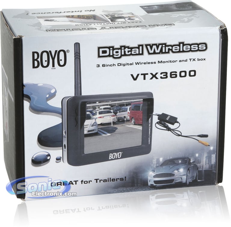 3.6" LCD Digital Wireless Monitor And TX Box Image 12