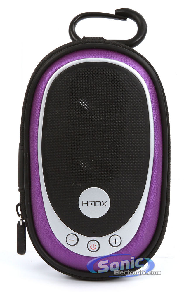 HMDX Audio Go 3 HX-GO3PRA Portable Speaker Case (Purple) Image 1