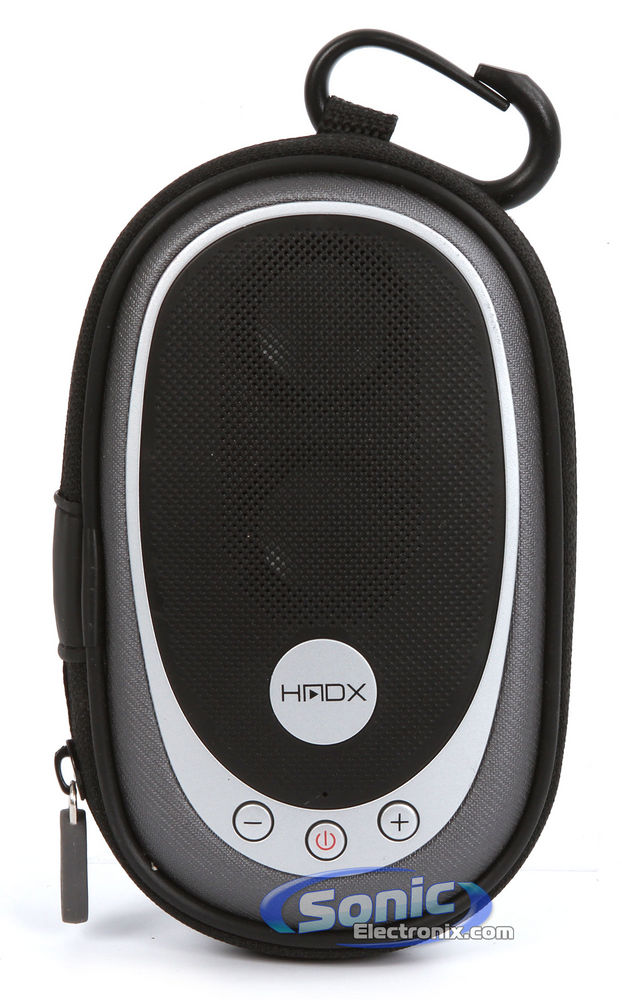 HMDX Audio Go 3 HX-GO3SVA Portable Speaker Case (Silver) Image 1