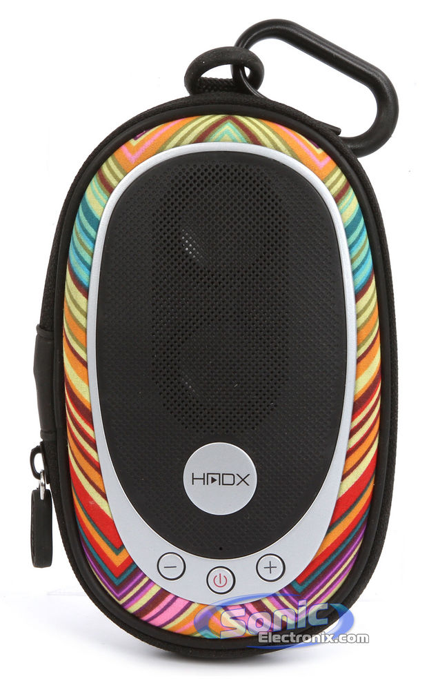HMDX Audio Go 3 HX-GO3ZG Portable Speaker Case (Zig Zag) Image 1