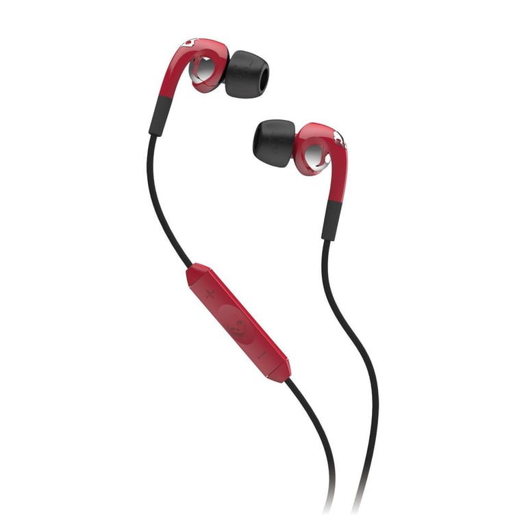 Skullcandy Fix Earbuds (S2FXFM-161) In-Ear Headphones - Red/Chrome Image 1