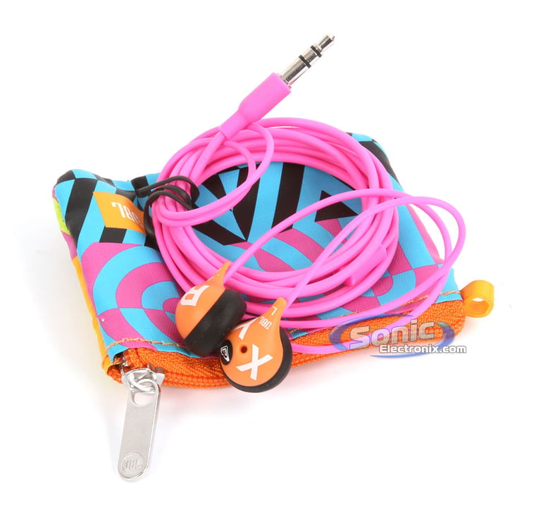 JBL Roxy Reference 230 Earbuds (REF230OP) In-Ear Headphones - Orange/Pink Image 5