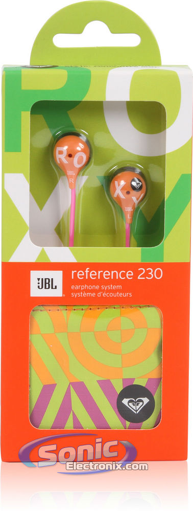 JBL Roxy Reference 230 Earbuds (REF230OP) In-Ear Headphones - Orange/Pink Image 6