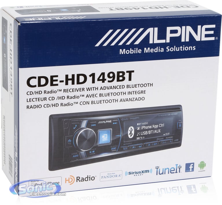 Alpine CDE-HD149BT R/B Image 11
