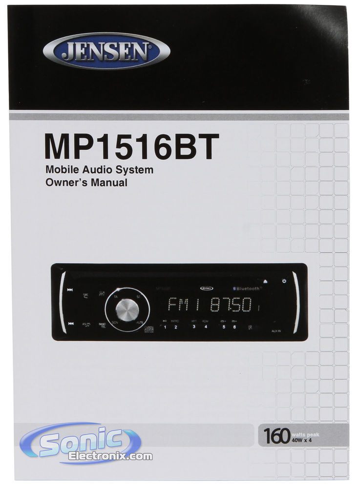 Jensen MP1516BT Image 10