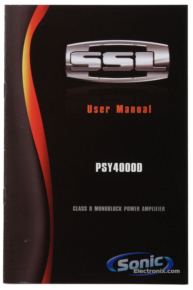 SoundStorm (SSL) PSY4000D Image 6