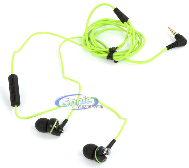 Audio Technica ATH-CK313iBGR- Black/Green Image 2