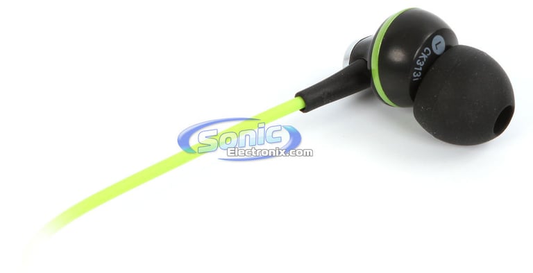 Audio Technica ATH-CK313iBGR- Black/Green Image 4