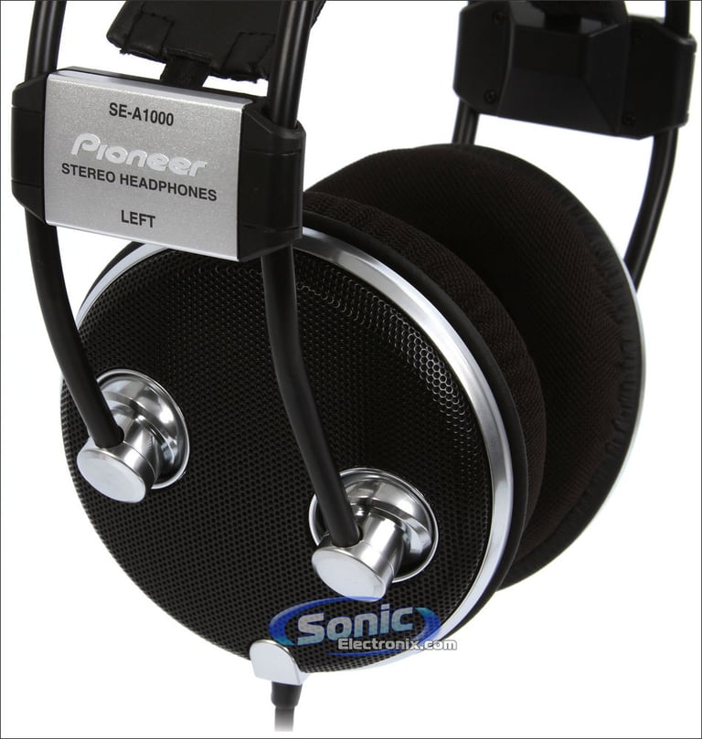 Pioneer SE-A1000 Over-Ear Stereo Headphones (Black) Open Box  Image 7