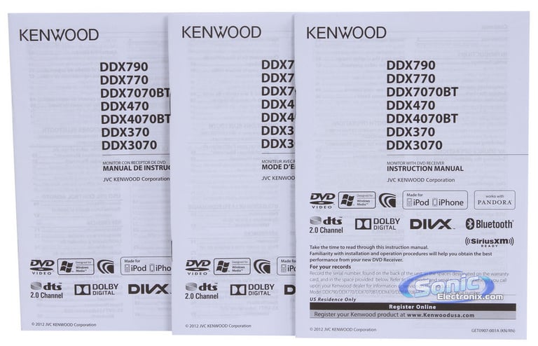 Kenwood eXceleon DDX790 Image 12