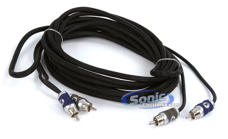 Kicker QI25 2-Channel Q-Series RCA Audio Interconnect Cable Open Box (Complete) Image 1