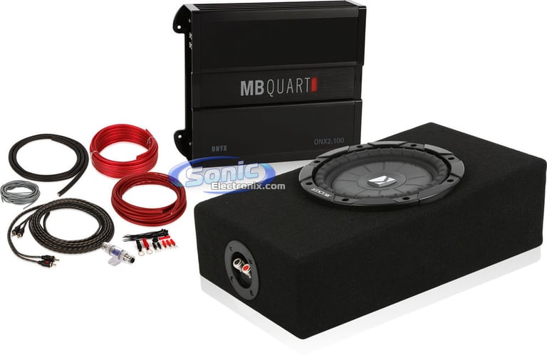 Complete MB Quart and Kicker Slim Bass Package Image 1